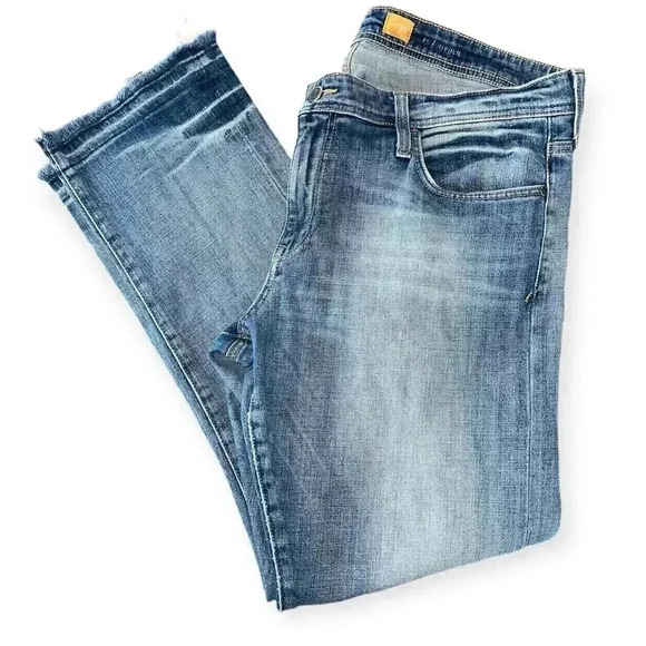 Pilcro and letterpress hyphen women's frayed hem jeans size 32 - Picture 5 of 12